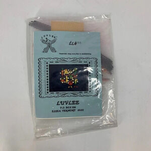 Luvlee #886 Vegetable Fruits Flowers‎ Cross Stitch Wall Hanging